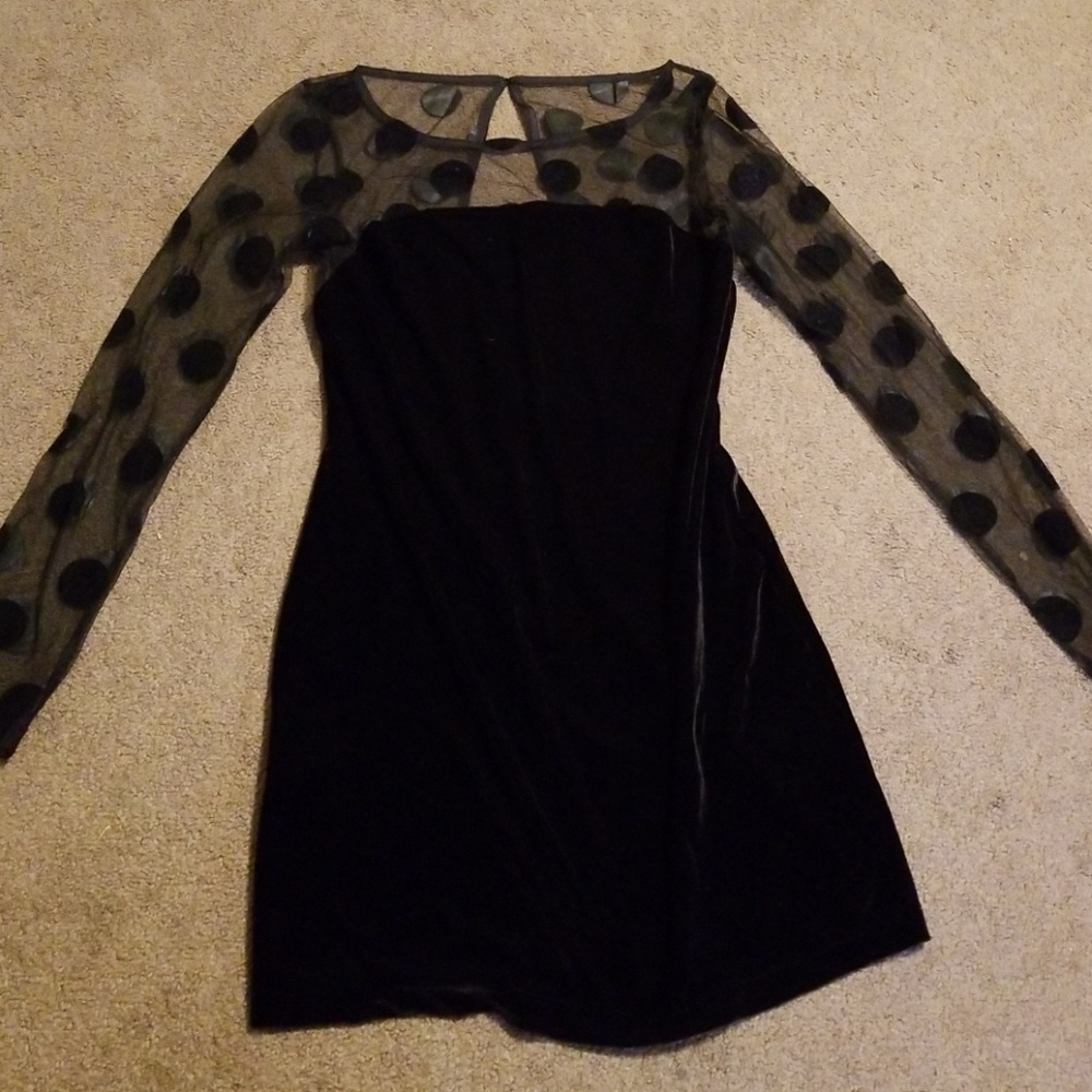 BCBG velvet dress